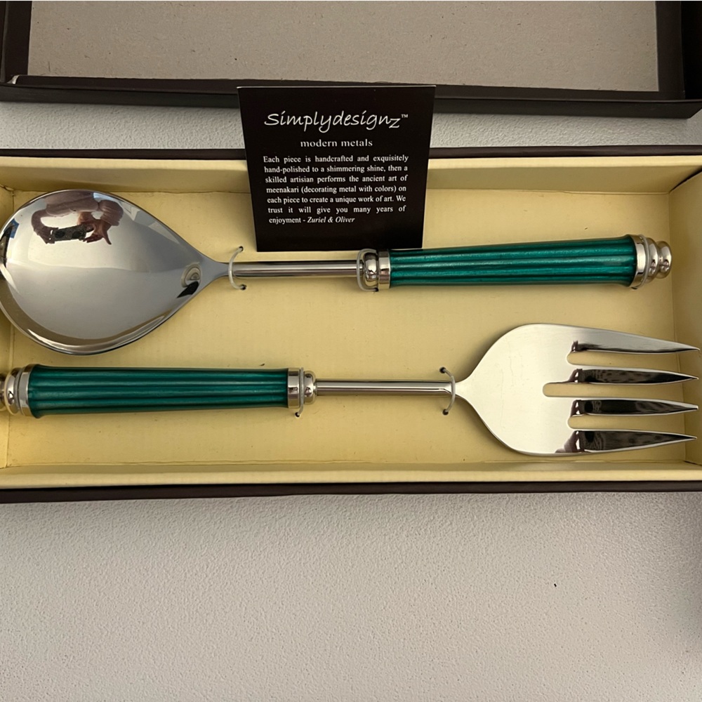 Serving utensils. Simply Designz Modern Metals.